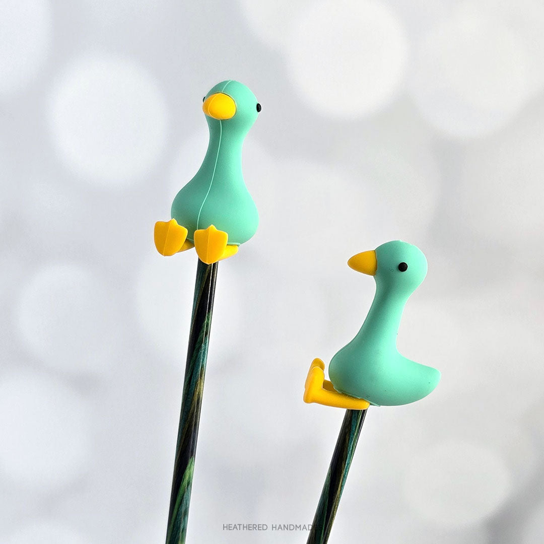 Teal Silly Goose Stitch Stoppers