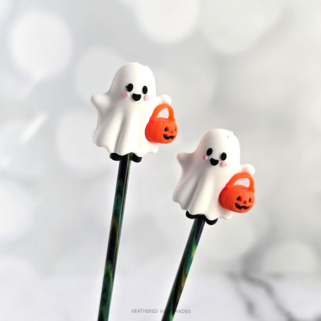 Trick-or-Treater Ghost Stitch Stoppers