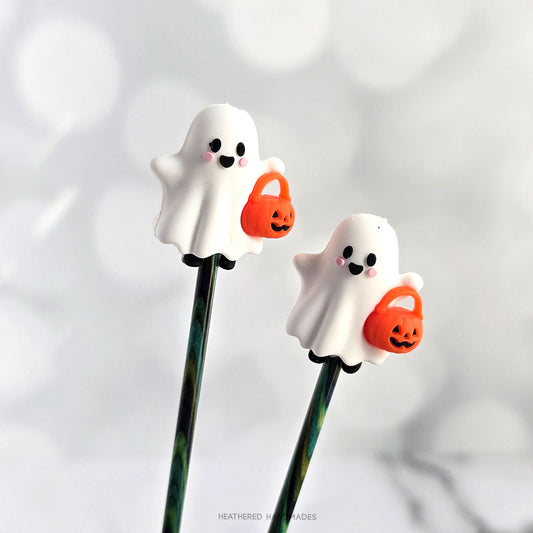 Trick-or-Treater Ghost Stitch Stoppers