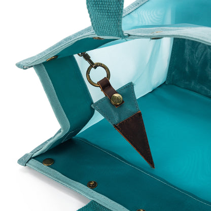 DellaQ Maker's Mesh Tote Bag - Teal image 18