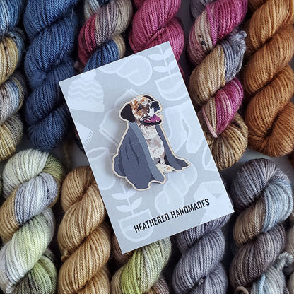 Bear in a Blanket - Wooden Pin image 1