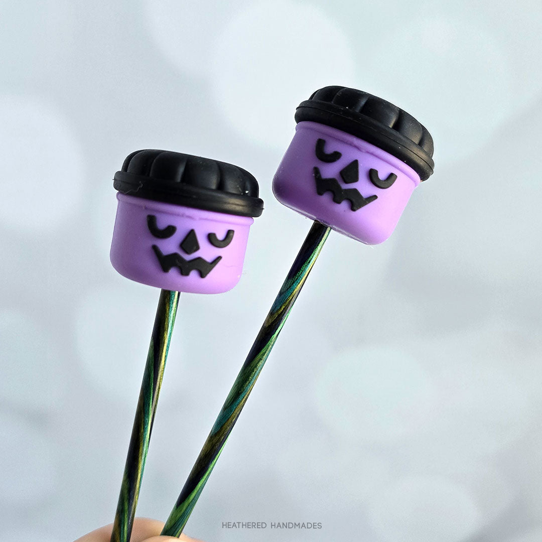 Purple Trick or Treat Bucket Stitch Stoppers image 0