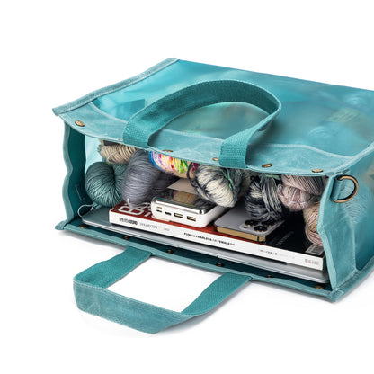 DellaQ Maker's Mesh Tote Bag - Teal image 15