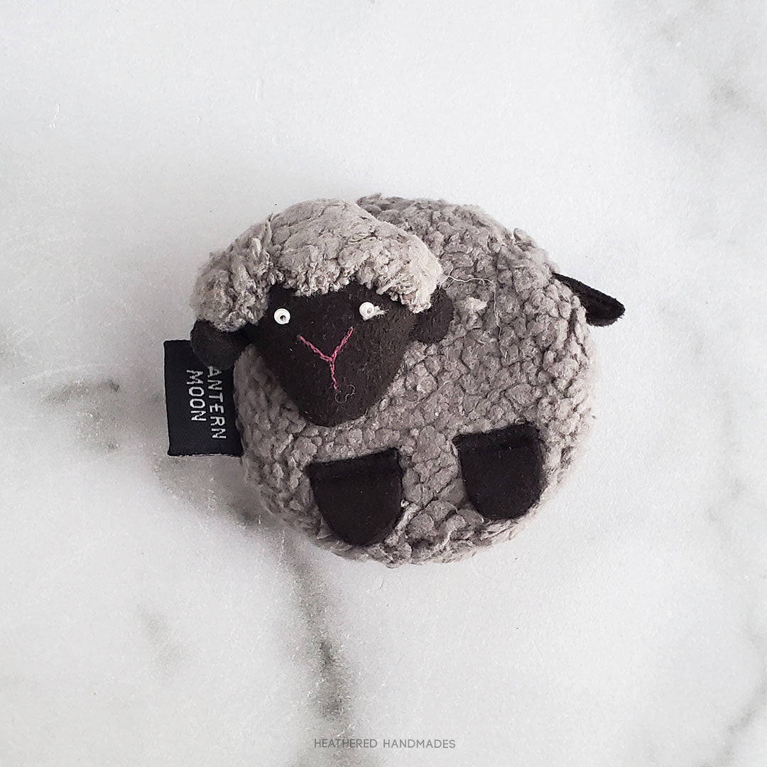 Lantern Moon Tape Measure - Woolly (Grey Sheep) image 0