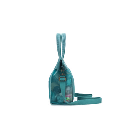 DellaQ Maker's Mesh Tote Bag - Teal image 5