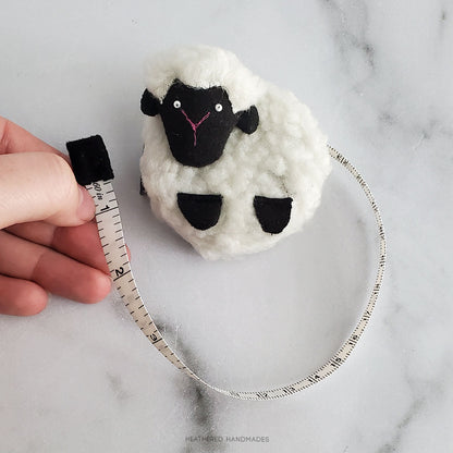 Lantern Moon Tape Measure - Merino (White Sheep) image 1