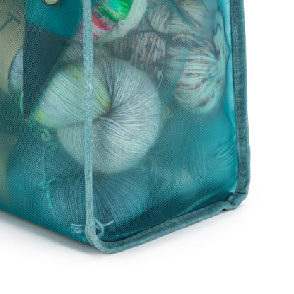 DellaQ Maker's Mesh Tote Bag - Teal image 12