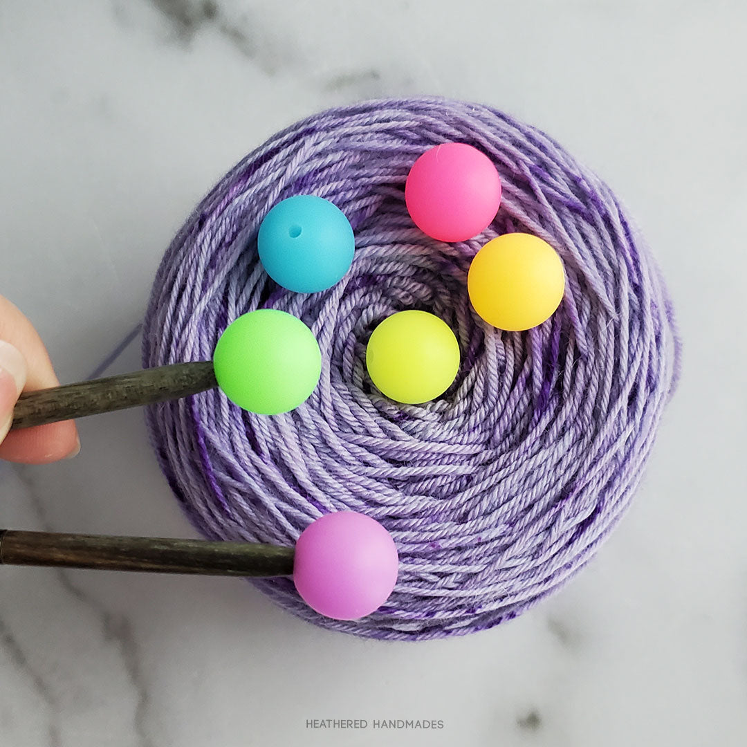 Rainbow Glow in the Dark Stitch Stoppers (Set of 6) image 0