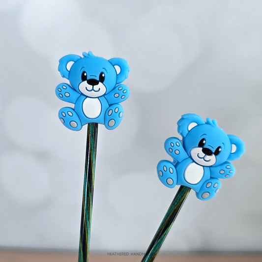 Dark Blue Bear Stitch Stoppers image 0